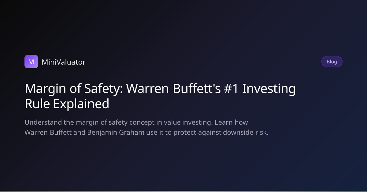 Margin of Safety: Warren Buffett's #1 Investing Rule Explained ...